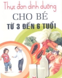 Thực đơn ding dưỡng cho bé từ 3 đến 6 tuổi part 1