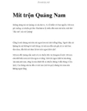 Mít trộn Quảng Nam