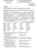 Đề thi và đáp án đề thi tuyển sinh đại học năm 2012 môn Tiếng Nga khối D- Mã đề 846