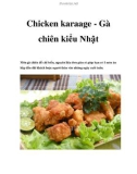 Chicken karaage - Gà chiên kiểu Nhật