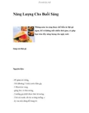 Năng Lượng Cho Buổi Sáng