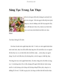 Sáng Tạo Trong Ẩm Thực