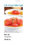 Cà chua hầm hạt