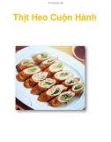 Thịt Heo Cuộn Hành