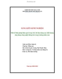 Sáng kiến kinh nghiệm Mầm non: Một số biện pháp hiệu quả trong việc chỉ đạo nâng cao chất lượng ứng dụng công nghệ thông tin trong trường mầm non