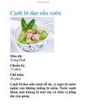 Canh bầu