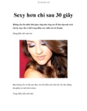 Sexy hơn chỉ sau 30 giây