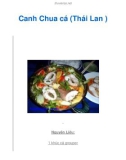 Canh Chua cá (Thái Lan )