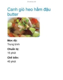 Canh giò heo hầm đậu butter