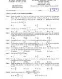 Đề thi học sinh giỏi môn Toán lớp 11 năm 2022-2023 - Cụm THPT huyện Tân Yên
