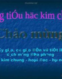 Giáo án điện tử tiểu học môn lịch sử: Cách mạng xã Kim chung