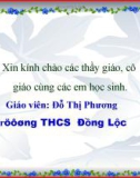 Bài giảng Chương 4: Biểu thức đại số - GV. Đỗ Thị Phương