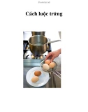 Cách luộc trứng