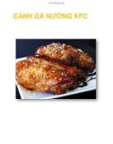 CÁNH GÀ NƯỚNG KFC .