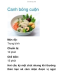 Canh bóng cuộn