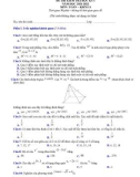 Đề kiểm tra học kì 1 môn Toán lớp 11 năm 2021-2022 có đáp án