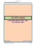 Tuyển chọn Dao động và sóng điện từ (2009 – 2016)