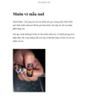 Muôn vẻ mẫu nail