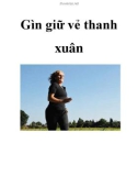 Gìn giữ vẻ thanh xuân