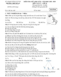 Đề thi giữa học kì 2 môn Vật lí lớp 10 năm 2022-2023 - Trường THPT Dĩ An, Bình Dương