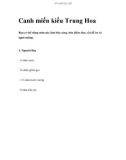 Canh miến kiểu Trung Hoa