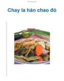 Chay la hán chao đỏ