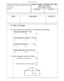 Đề thi học kì 1 môn Toán lớp 1 năm 2017-2018 - Trường Tiểu học Lê Thị Hồng Gấm