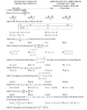 Đề thi học kì 2 môn Toán 10 năm 2017-2018 có đáp án - Trường THPT Tĩnh Gia 4 - Mã đề 249