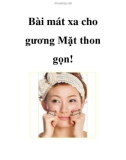 Bài mát xa cho gương Mặt thon gọn!