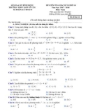 Đề thi HK 1 môn Toán lớp 10 năm 2017-2018 - THPT Ngô Lê Tân - Mã đề 132
