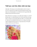 Nail cực cool cho chân xinh của bạn