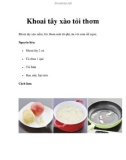 Khoai tây xào tỏi thơm