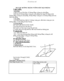 ĐƯỜNG THẲNG VUÔNG GÓC MẶT PHẲNG