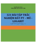 321 bài tập trắc nghiệm bất pt - mũ - logarit