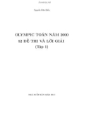 52 ĐỀ THI VÀ LỜI GIẢI OLYMPIC TOÁN QUỐC TẾ NĂM 2000 (tập 1)