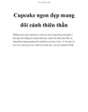 Cupcake ngon đẹp mang đôi cánh thiên thần