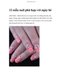 12 mẫu nail phù hợp với ngày hè