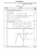 ĐÁP ÁN ĐỀ THI THỬ ĐH 2011 MÔN TOÁN CHUYÊN VĨNH PHÚC