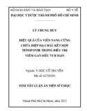 Tóm tắt Luận án Tiến sĩ Y học: Hiệu quả của viên nang cứng chứa Diệp hạ châu kết hợp tenofovir trong điều trị viêm gan siêu vi B mạn