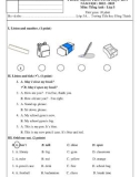 Đề thi học kì 1 môn Tiếng Anh lớp 3 học 2022 - 2023 có đáp án - Trường Tiểu học Đông Thành