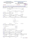 Đề thi KSCL môn Toán lớp 10 năm 2022-2023 (Lần 2) - Sở GD&ĐT Bắc Ninh (Mã đề 302)