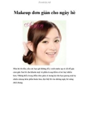 Makeup đơn giản cho ngày hè