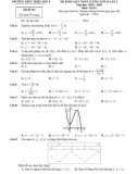 Đề thi thử THPT Quốc gia lần 1 môn Toán năm 2019-2020 có đáp án - Trường THPT Triệu Sơn 4