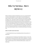 Điều Trị Nội Khoa - Bài 2: BỆNH LỴ