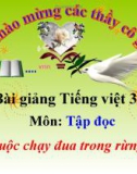 Bài giảng Tập đọc: Cuộc chạy đua trong rừng - Tiếng việt 3 - GV.N.Phương Mai