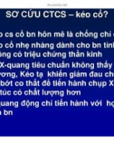 Cấp cứu bệnh nhân chấn thương cột sống tại hiện trường (Phần 4)