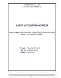 Sáng kiến kinh nghiệm Mầm non: Một số biện pháp giáo dục trẻ tích cực tham gia hoạt động vận động lứa tuổi 24-36 tháng