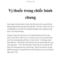 Vị thuốc trong chiếc bánh chưng