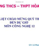 Bài giảng Công nghệ lớp 12 Bài 13: Khái niệm về mạch điện tử điều khiển - GV. Lê Phước An