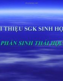 Giáo án: Sinh thái học